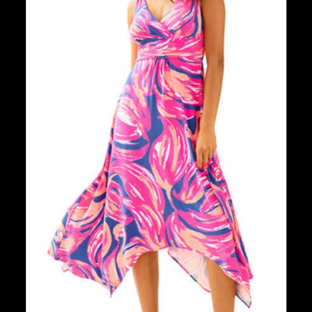 Lilly Pulitzer Sloane Midi-WORN ONCE! Size L
